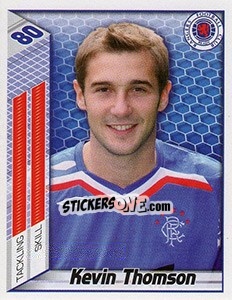 Figurina Kevin Thomson - Scottish Premier League 2007-2008 n. 387 - Panini