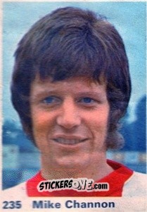 Sticker Mike Channon - Top Teams 1971-1972
 n. 235 - Marshall Cavendish
