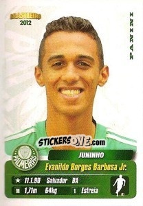 Cromo Juninho - Campeonato Brasileiro 2012 n. 245 - Panini