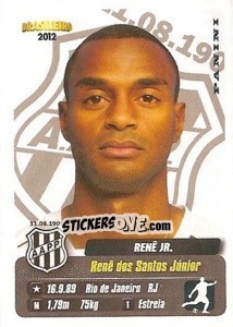 Figurina Rene Jr. - Campeonato Brasileiro 2012 n. 265 - Panini