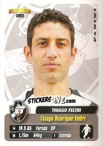 Cromo Thiago Feltri - Campeonato Brasileiro 2012 n. 352 - Panini