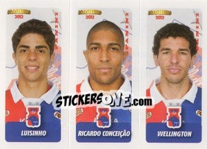 Figurina Luisinho / R.Conceicao / Wellington - Campeonato Brasileiro 2012 n. 482 - Panini