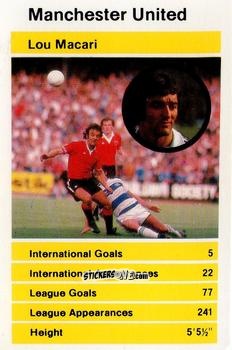 Sticker Lou Macari - British Stars Set 1 1979
 n. 22 - Top Trumps