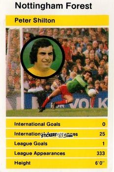 Figurina Peter Shilton - British Stars Set 1 1979
 n. 25 - Top Trumps