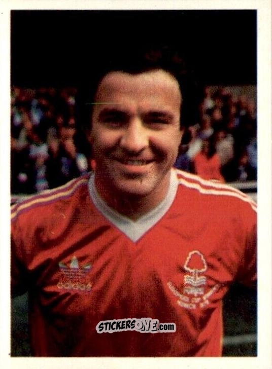 Sticker John Robertson - Football 1980-1981
 n. 222 - Daily Star
