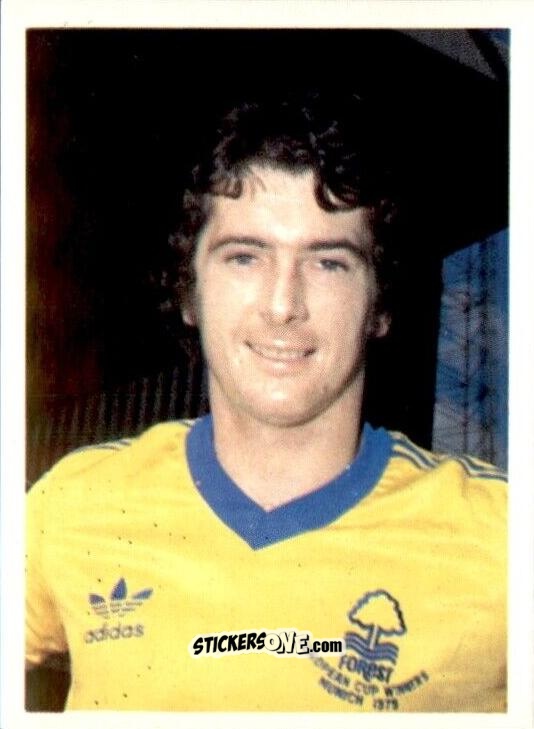Sticker Trevor Francis - Football 1980-1981
 n. 215 - Daily Star
