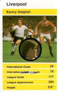 Cromo Kenny Dalglish - British Stars Set 1 1982
 n. 16 - Top Trumps