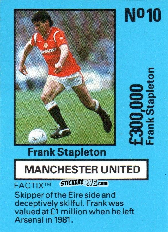 Figurina Frank Stapleton - Emlyn Hughes' Team Tactix 1987
 n. MU10 - BOSS LEISURE
