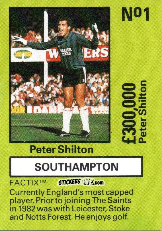 Figurina Peter Shilton - Emlyn Hughes' Team Tactix 1987
 n. S1 - BOSS LEISURE
