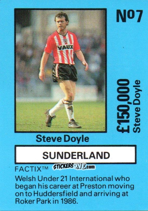 Figurina Steve Doyle - Emlyn Hughes' Team Tactix 1987
 n. SU7 - BOSS LEISURE
