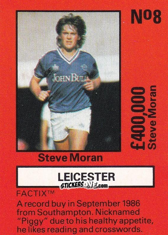 Sticker Steve Moran - Emlyn Hughes' Team Tactix 1987
 n. LC8 - BOSS LEISURE
