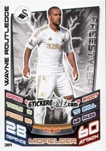 Figurina Wayne Routledge - English Premier League 2012-2013. Match Attax n. 284 - Topps