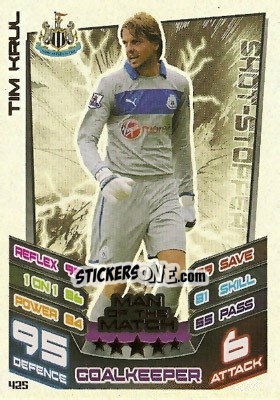 Cromo Tim Krul - English Premier League 2012-2013. Match Attax n. 425 - Topps