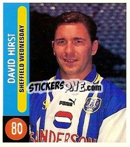 Sticker David Hirst - Footy Mad 1995-1996
 n. 80 - MATCH