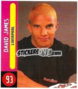 Figurina David James - Footy Mad 1995-1996
 n. 93 - MATCH