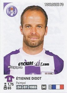 Cromo Etienne Didot - FOOT 2012-2013 n. 424 - Panini