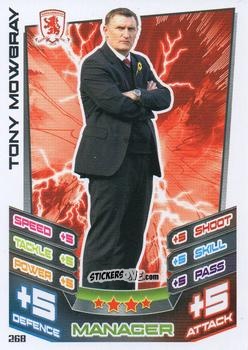 Cromo Tony Mowbray - NPower Championship 2012-2013. Match Attax n. 268 - Topps