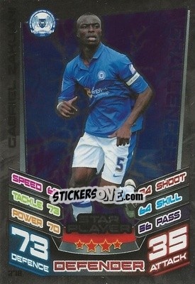 Figurina Gabriel Zakuani - NPower Championship 2012-2013. Match Attax n. 278 - Topps