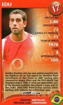 Cromo Edu - Arsenal Untouchables 2004-2005
 n. 15 - Top Trumps