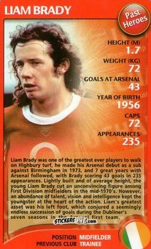 Sticker Liam Brady - Arsenal Untouchables 2004-2005
 n. 27 - Top Trumps