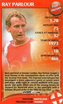 Cromo Ray Parlour - Arsenal Untouchables 2004-2005
 n. 26 - Top Trumps