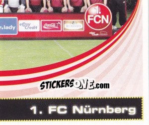 Figurina Team 1. FC Nürnberg - German Football Bundesliga 2007-2008 n. 364 - Panini