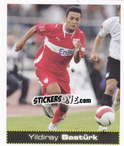 Figurina Yildiray Basturk - German Football Bundesliga 2007-2008 n. 467 - Panini