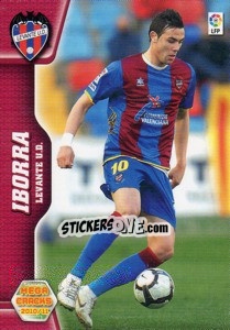 Figurina Iborra - Liga BBVA 2010-2011. Megacracks n. 154 - Panini