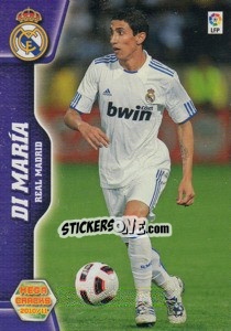 Figurina Di Maria - Liga BBVA 2010-2011. Megacracks n. 464 - Panini
