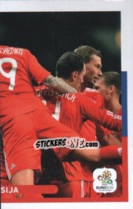 Cromo Team foto (2 for 2) - UEFA Euro Poland-Ukraine 2012. Dutch edition n. 51 - Panini
