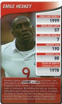 Figurina Emile Heskey - England Football Stars 2009-2010
 n. 8 - Top Trumps