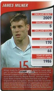 Cromo James Milner - England Football Stars 2009-2010
 n. 12 - Top Trumps