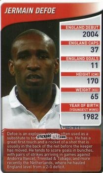 Sticker Jermain Defoe - England Football Stars 2009-2010
 n. 13 - Top Trumps