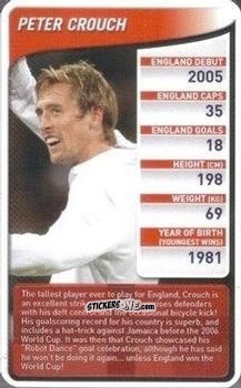 Figurina Peter Crouch - England Football Stars 2009-2010
 n. 21 - Top Trumps