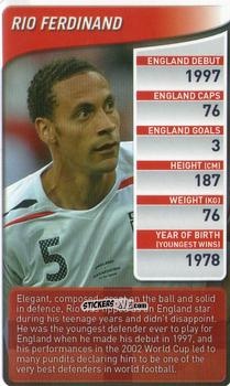 Cromo Rio Ferdinand - England Football Stars 2009-2010
 n. 22 - Top Trumps