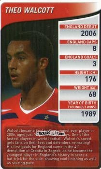 Cromo Theo Walcott - England Football Stars 2009-2010
 n. 27 - Top Trumps