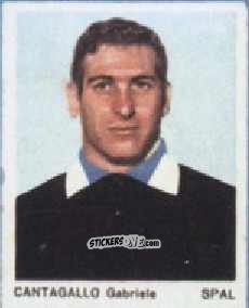 Figurina Gabriele Cantagallo - I Calciatori 1967-1968
 n. 72 - Ferrero