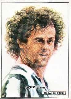 Sticker M. Platini - Calcio Scudetti 1983-1984
 n. 33 - Edis