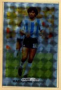 Figurina Diego Armando Maradona - Calciatori 1984-1985
 n. 297 - Edis
