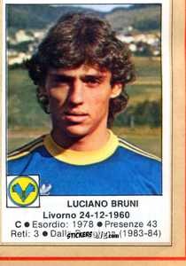Cromo Luciano Bruni - Calciatori 1984-1985
 n. 240 - Edis