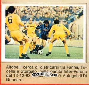 Sticker Inter Vs Verona - Calciatori 1984-1985
 n. 272 - Edis