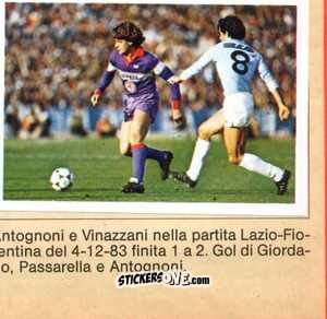 Sticker Lazio Vs Fiorentina - Calciatori 1984-1985
 n. 285 - Edis