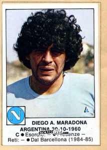 Cromo Maradona - Calciatori 1984-1985
 n. 166 - Edis