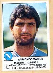 Cromo Raimondo Marino - Calciatori 1984-1985
 n. 162 - Edis