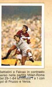 Figurina Milan Vs Roma - Calciatori 1984-1985
 n. 276 - Edis