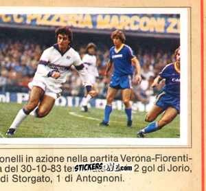 Cromo Verona Vs Fiorentina - Calciatori 1984-1985
 n. 277 - Edis