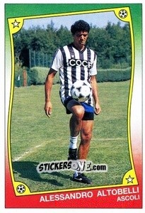 Cromo Alessandro Altobelli - Ale O-Oh! Stickers 1989-1990
 n. 3a - Panini