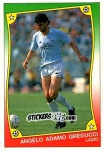 Sticker Angelo Adamo Gregucci - Ale O-Oh! Stickers 1989-1990
 n. 44 - Panini