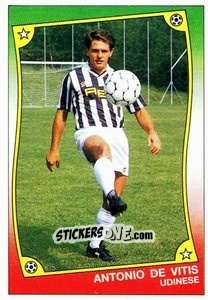 Sticker Antonio De Vitis - Ale O-Oh! Stickers 1989-1990
 n. 74 - Panini