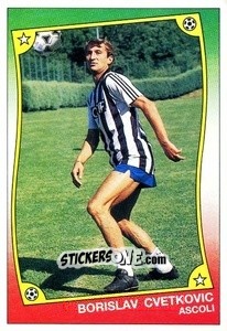 Figurina Borislav Cvetkovic - Ale O-Oh! Stickers 1989-1990
 n. 3 - Panini